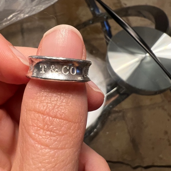 Authentic Tiffany & Co. Sterling Silver 1837 Ring - Picture 10 of 15